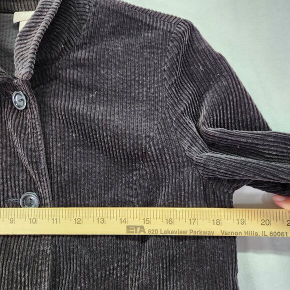 J Jill Corduroy Jacket Women's Oversized XS Button Front With Pockets - Picture 6 of 10